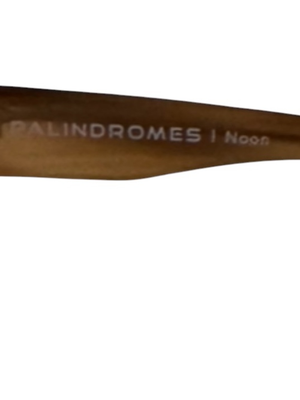 Neven Palindrome Noon Smokey Brown Sunglasses with Black Lenses - Picture 8 of 8